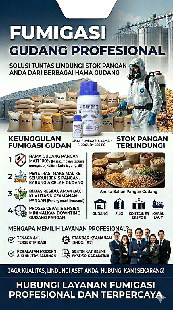 Fumigasi Gudang Pangan