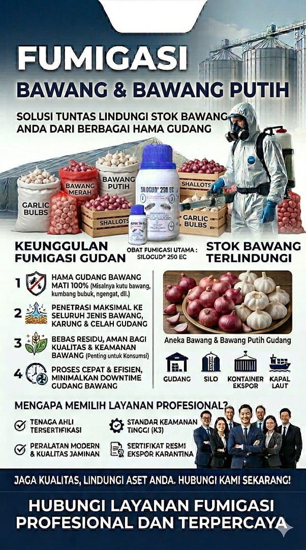 Obat Fumigasi Bawang