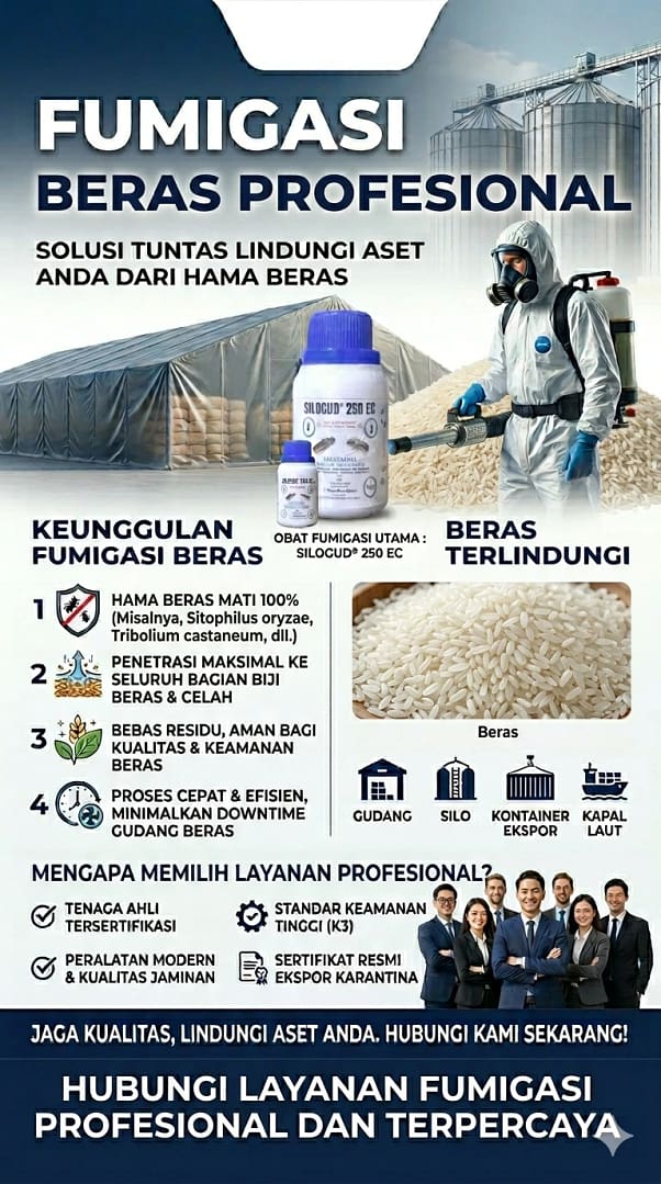 Obat Fumigasi Beras Terbaik