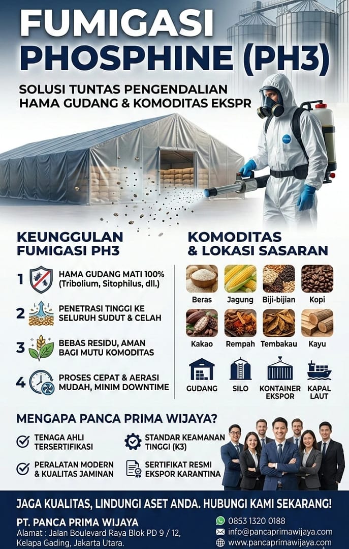 Fumigasi Phosphine PH3