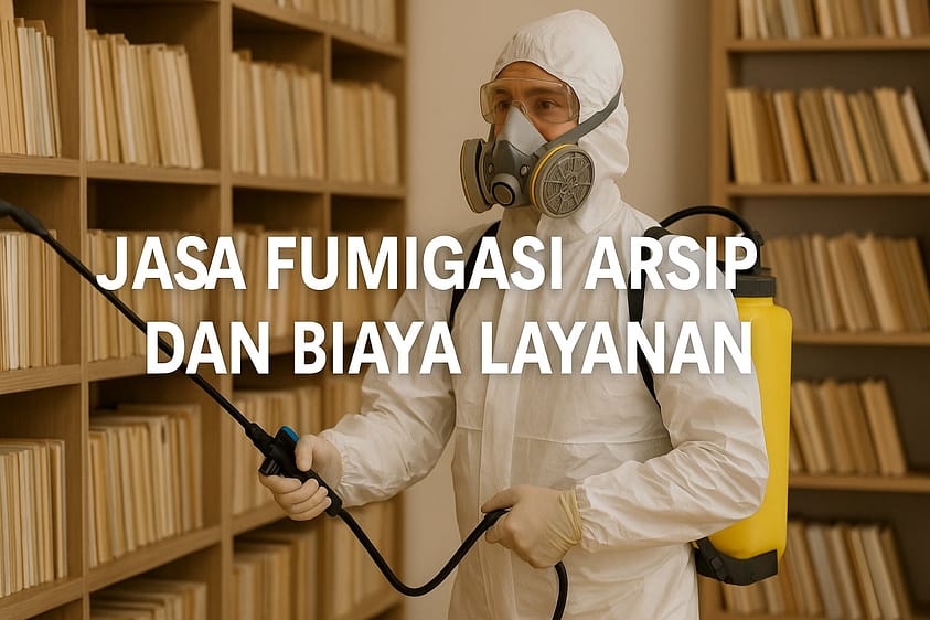 jasa fumigasi arsip dan biaya layanan