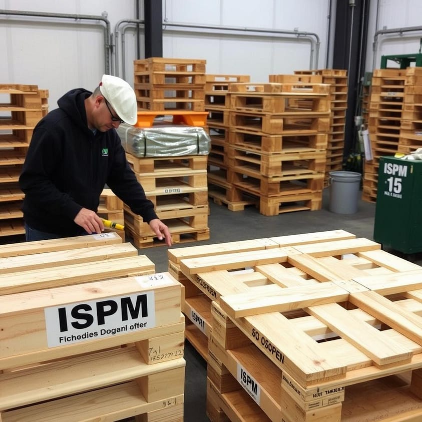 Fumigasi kayu dan palet sesuai standar ISPM 15 untuk ekspor Fumigasi kayu dan palet sesuai standar ISPM 15 untuk ekspor