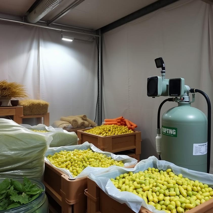 Proses fumigasi komoditas pertanian untuk sertifikasi ekspor Proses fumigasi komoditas pertanian untuk sertifikasi ekspor